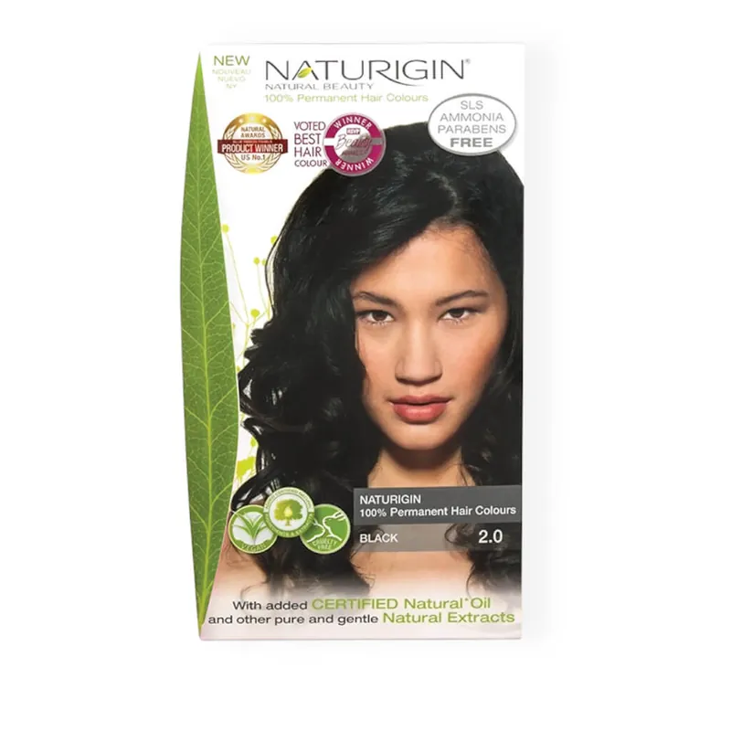 Naturigin Permanent Hair Colour – Black 2.0