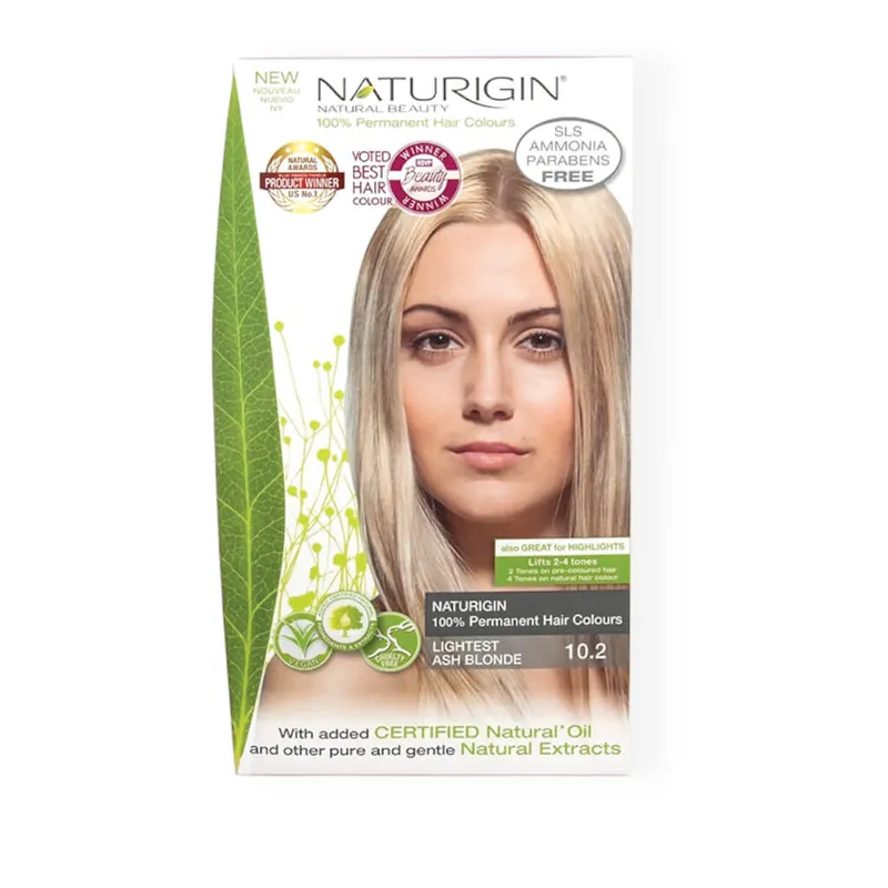 Naturigin Permanent Hair Colour – Lightest Ash Blonde 10.2