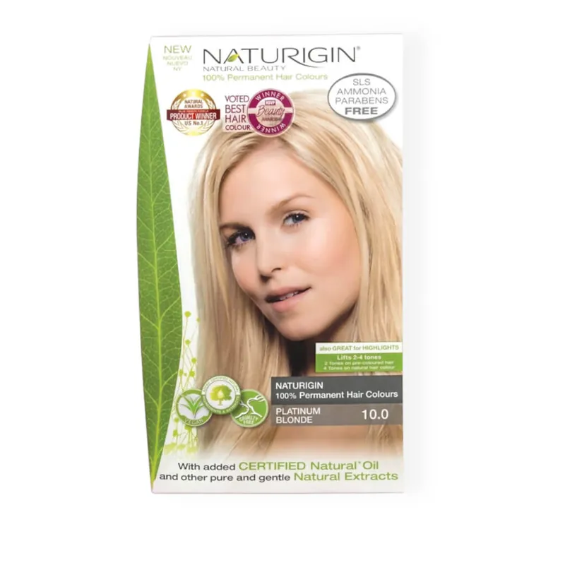Naturigin Permanent Hair Colour – Platinum Blonde 10.0