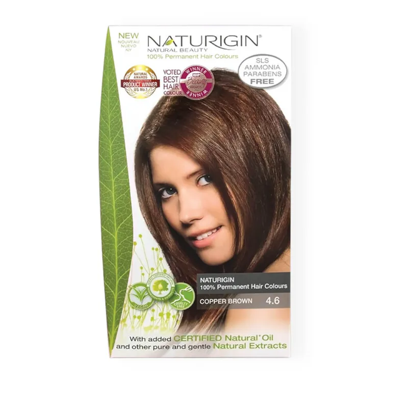 Naturigin Permanent Hair Colour – Copper Brown 4.6