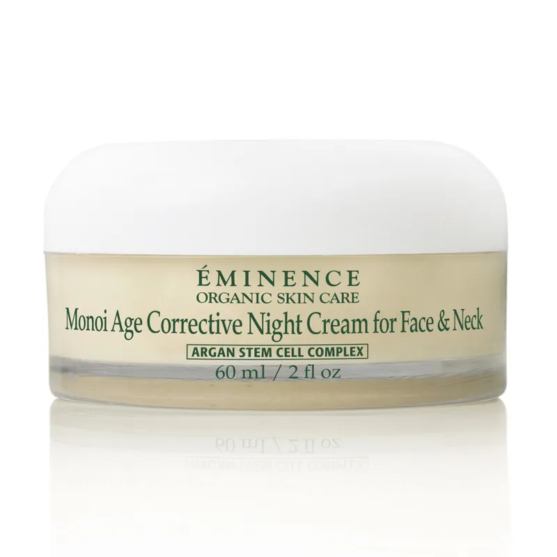 Eminence Monoi Age Corrective Night Cream for Face & Neck – 60 ml / 2 fl oz