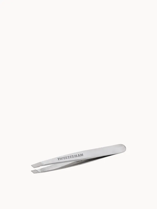 Tweezerman Mini Slant Tweezer - Classic Stainless