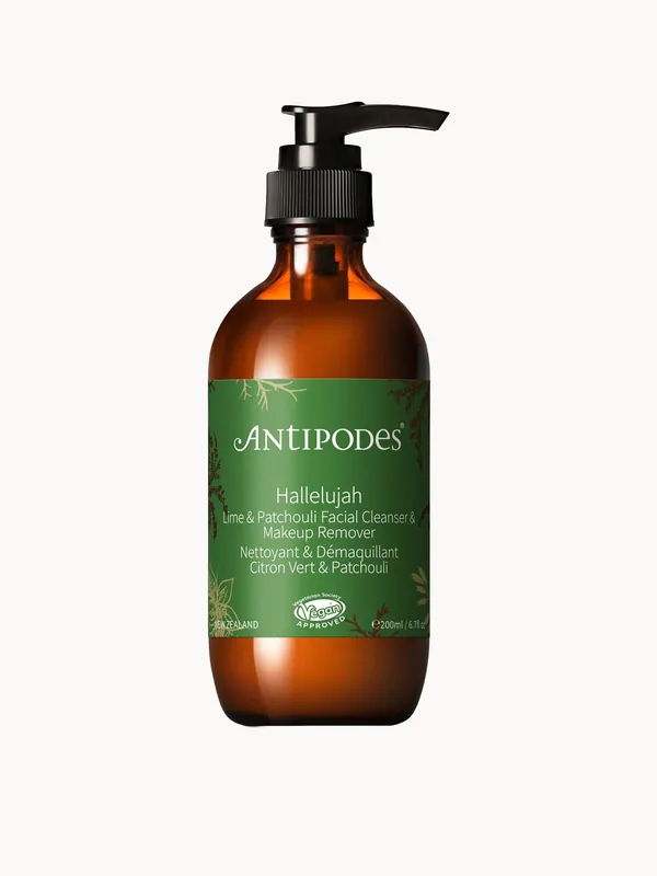 Antipodes Hallelujah Lime and Patchouli Cleanser and Makeup Remover 200ml - Caudalie