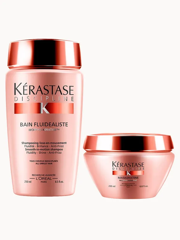 Kérastase Discipline Bain Fluidealiste (250ml) and Maskeratine (200ml) - Kerastase