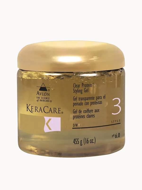 KeraCare Protein Styling Gel - Clear 16oz