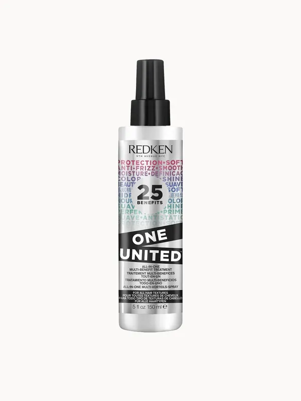 Redken One United Multi-Benefit Treatment Spray, 25 Benefits, Heat Protection, Detangling and Conditioning 150ml