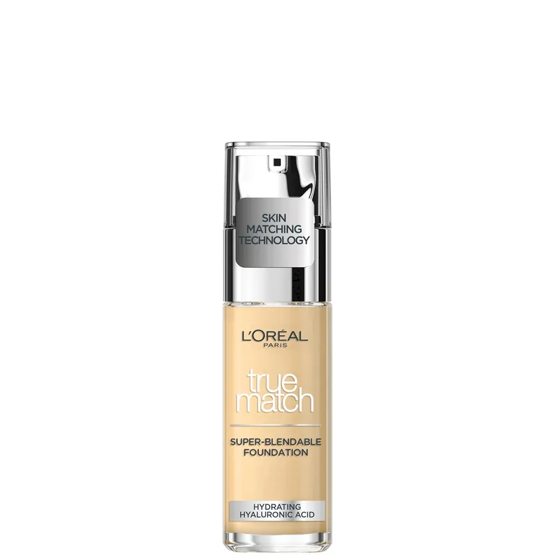 L'Oréal Paris True Match Liquid Foundation with SPF and Hyaluronic Acid 30ml (Various Shades) - Maybelline