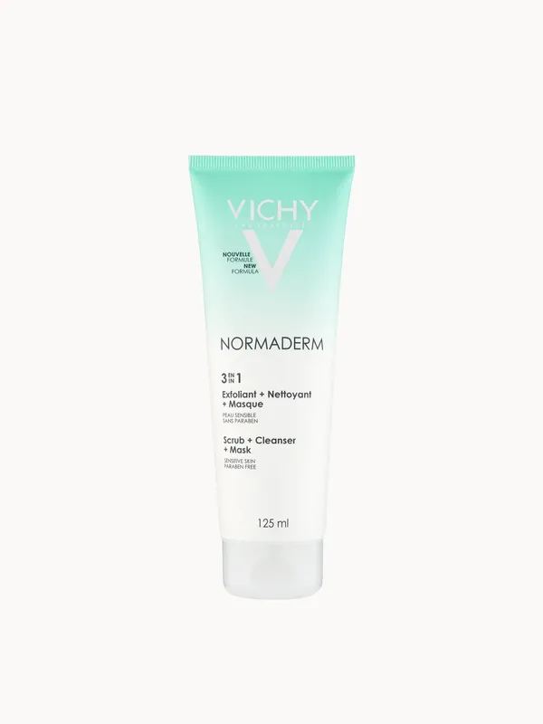 VICHY Normaderm 3-in-1 Cleansing + Scrub + Mask 125ml