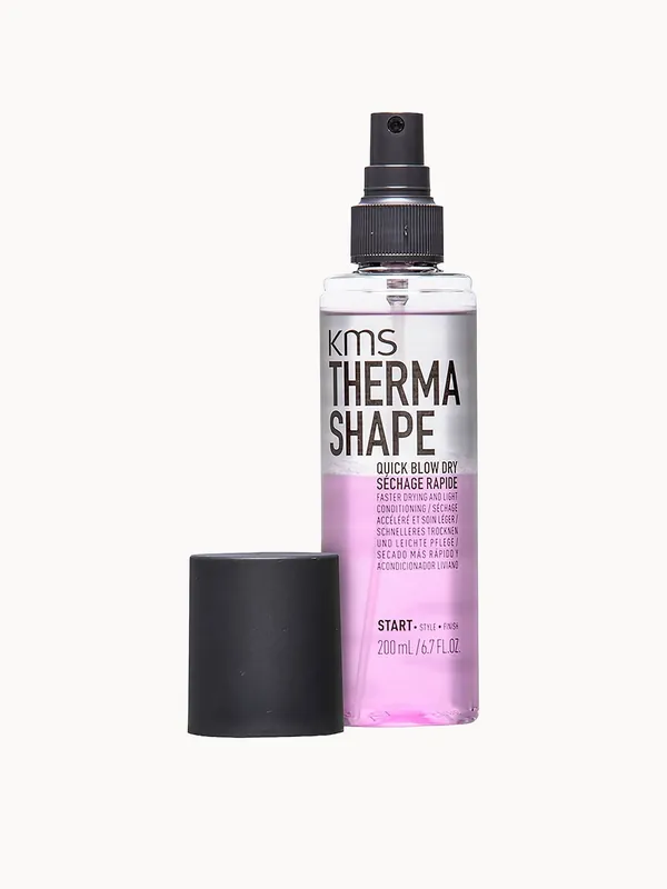 KMS Thermashape Quick Blow Dry Spray for Faster Drying and Light Conditioning 200ml - Beauty Works