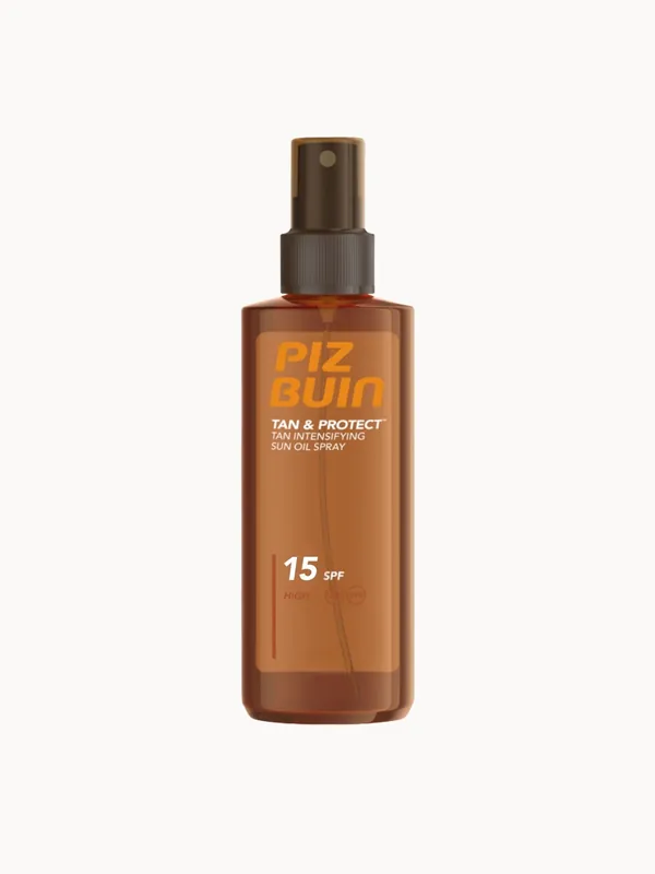 Piz Buin Tan & Protect Tan Intensifying Sun Oil Spray - Medium SPF15 150ml