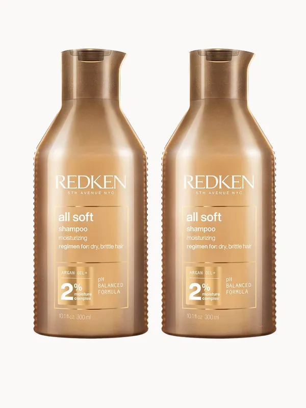 Redken All Soft Shampoo Duo (2 x 300ml)