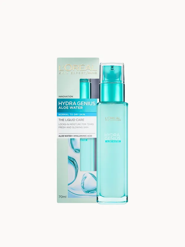 L'Oréal Paris Hydra Genius Liquid Care Moisturiser Normal Dry Skin 70ml - Maybelline