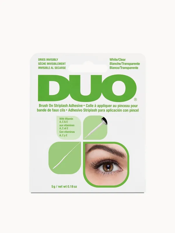Duo Brush On Striplash Adhesive - White/Clear (5g)