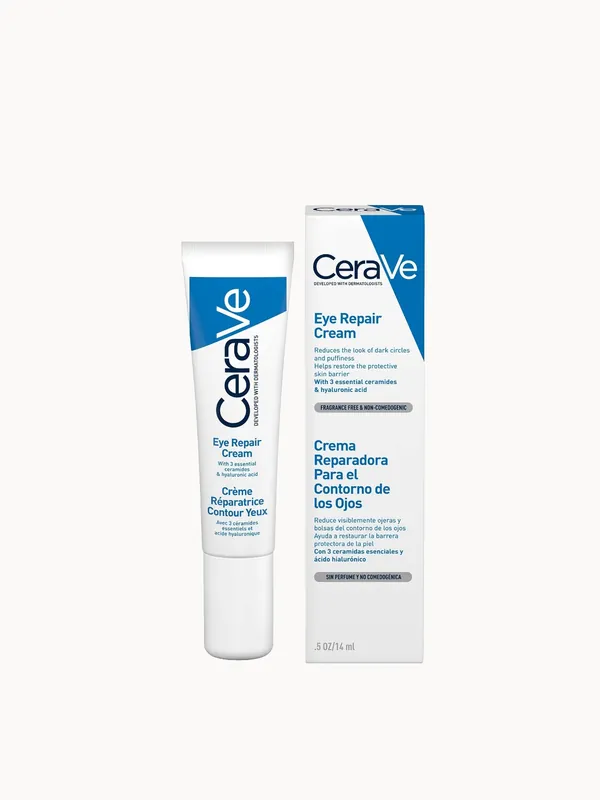 CeraVe Eye Repair Cream for Dark Circles & Puffiness 14 ml - The Ordinary