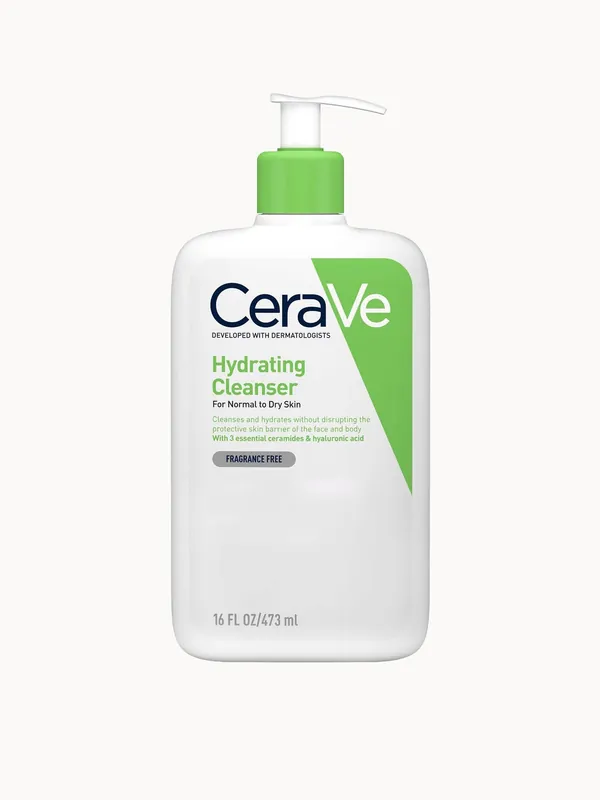 CeraVe Hydrating Cleanser with Hyaluronic Acid for Normal to Dry Skin 473ml
