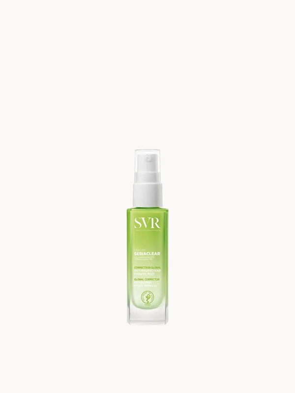 SVR SEBIACLEAR Balancing Hyaluronic Acid Acne Serum, Correcting Concentrate for Blemishes, Post-Acne Marks and Wrinkles, 30ml