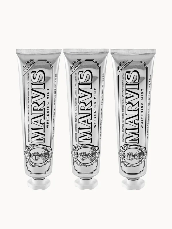 Marvis Whitening Mint Toothpaste Bundle (3x85ml)