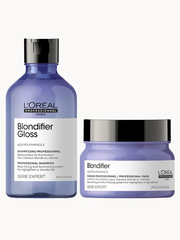L'Oréal Professionnel Serie Expert Blondifier Gloss Shampoo and Masque Duo