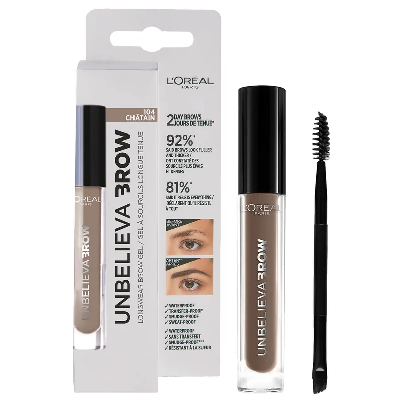 L'Oréal Paris Unbelievabrow Long-Lasting Brow Gel 3.4ml (Various Shades)