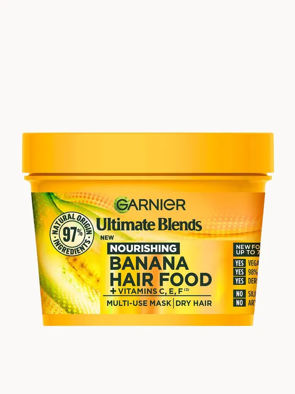 Garnier Hair Food Multi-Use Mask, Nourishing Banana, For Dry Hair 400ml