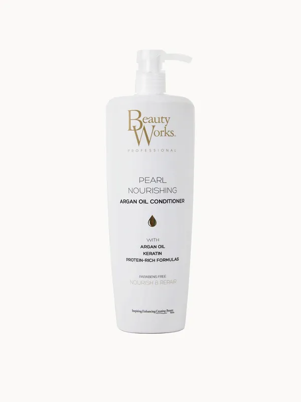 Beauty Works Pearl Nourishing Argan Oil Conditioner 1 Litre