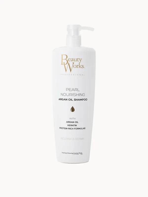 Beauty Works Pearl Nourishing Argan Oil Shampoo 1 Litre