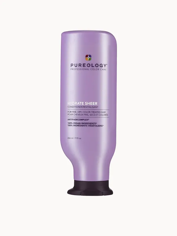 Pureology Sulphate Free Hydrate Sheer Conditioner for a Gentle Cleanse for Fine, Dry Hair 266ml