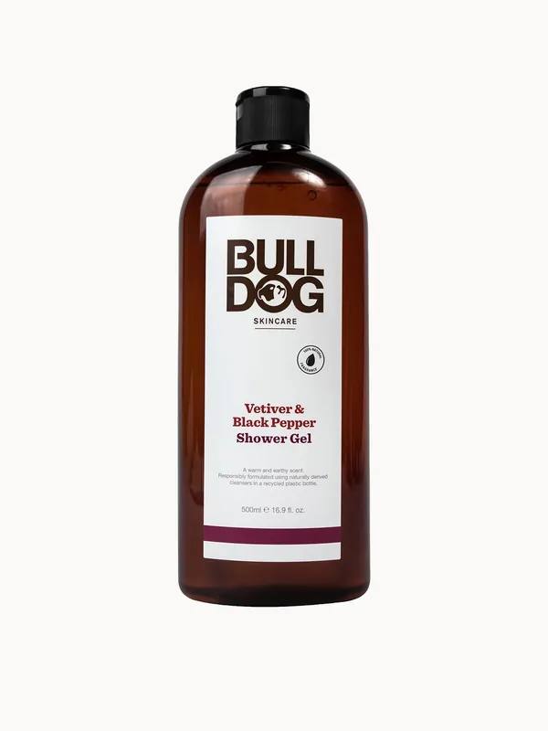 Bulldog Skincare Black Pepper & Vetiver Shower Gel 500ml