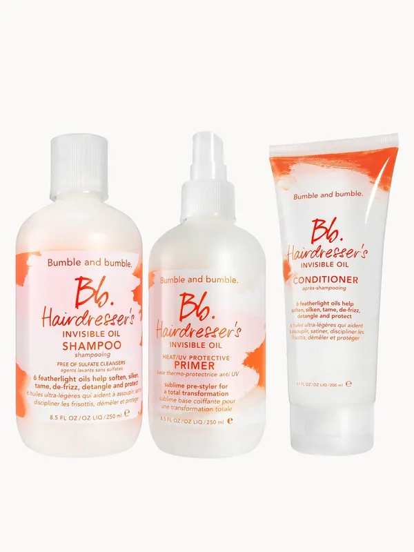 Bumble and bumble Hairdresser's Invisible Oil Shampoo & Conditioner with Heat/UV Primer Bundle