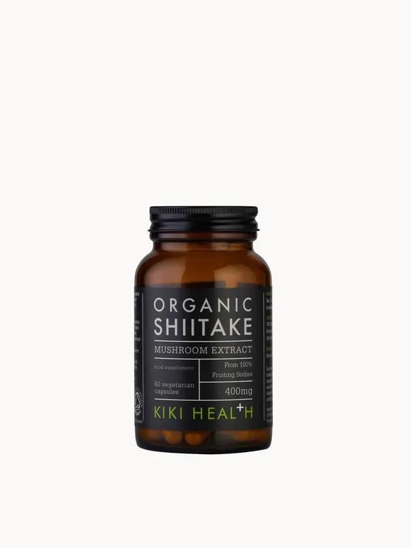 KIKI Health Organic Shiitake Extract Mushroom (60 Vegicaps) - RapidLash