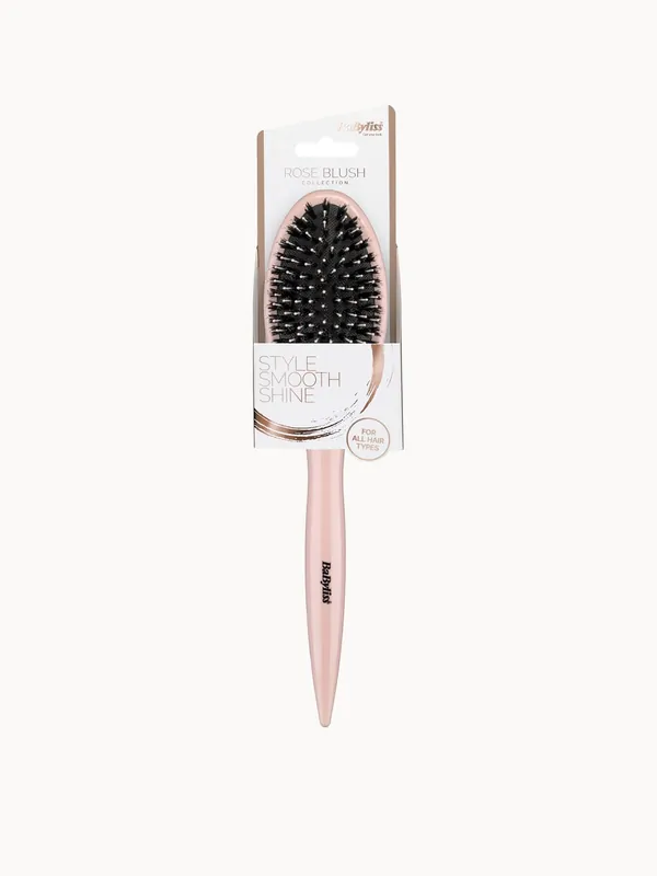 BaByliss Rose Blush Smoothing Brush - Denman