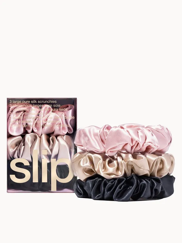 Slip Silk Large Scrunchies (Various Colours)