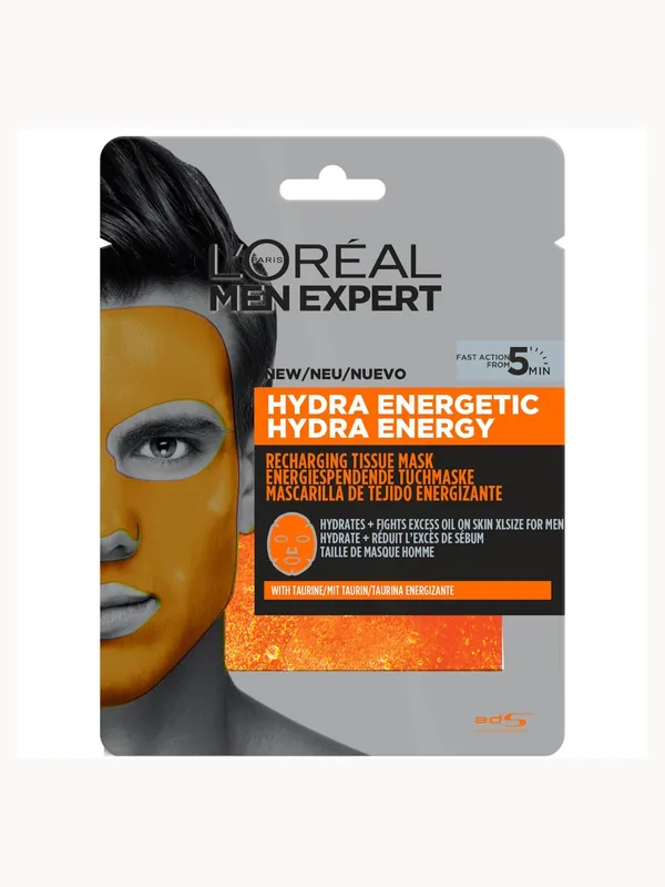 L'Oréal Paris Men Expert Hydra Energetic Tissue Mask 30g - L'Oréal Men Expert