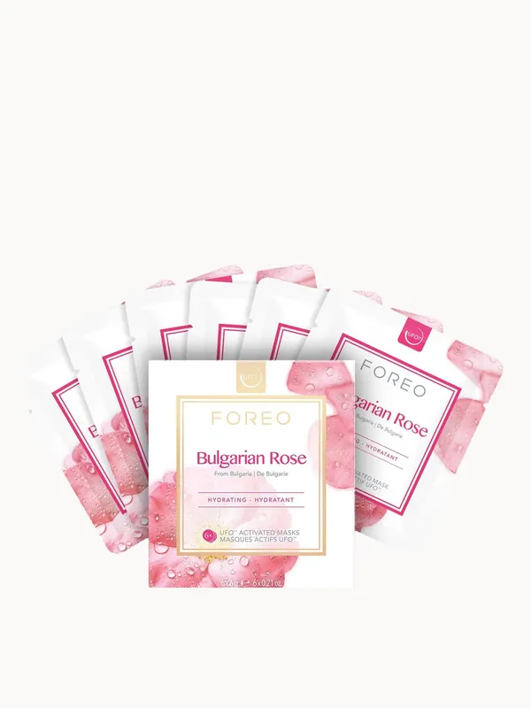 FOREO Bulgarian Rose UFO Moisture-Boosting Face Mask (6 Pack)
