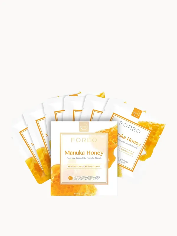 FOREO Manuka Honey UFO/UFO Mini Revitalising Face Mask for Ageing Skin (6 Pack)