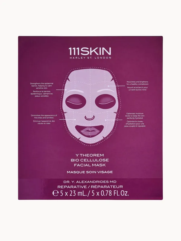111SKIN Y Theorem Bio Cellulose Facial Mask Box