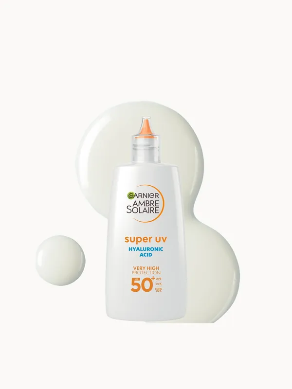 Garnier Ambre Solaire Ultra-Light Sensitive Sun Protection Face Fluid SPF50+ 40ml