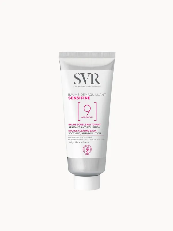 SVR SENSIFINE Coconut Oil & Shea Butter Soothing Balm-In-Oil Face Cleanser & Make-Up Remover for Sensitive, Reactive Skin, 100ml