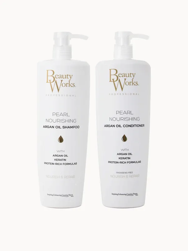Beauty Works Pearl Nourishing Shampoo and Conditioner Duo 1 Litre