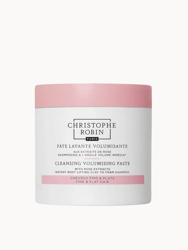 Christophe Robin Cleansing Volumising Paste with Pure Rassoul Clay and Rose 250ml