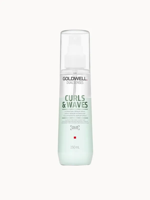 Goldwell Dualsenses Curls And Waves Hydrating Serum Spray, Reactivate Limp Curls And Waves, With Heat Protection 150ml - RapidLash