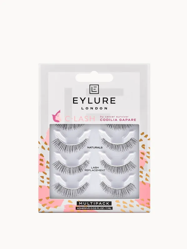 Eylure False Lashes C-Lash Natural's Multipack 4s