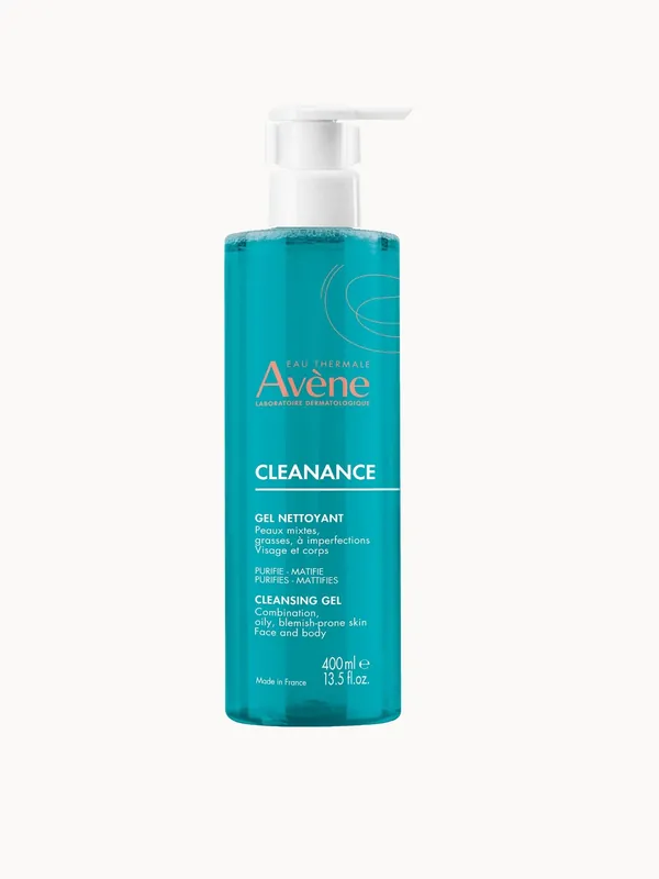 Avène Cleanance Cleansing Gel For Oily, Blemish Prone Skin 400ml - La Roche-Posay