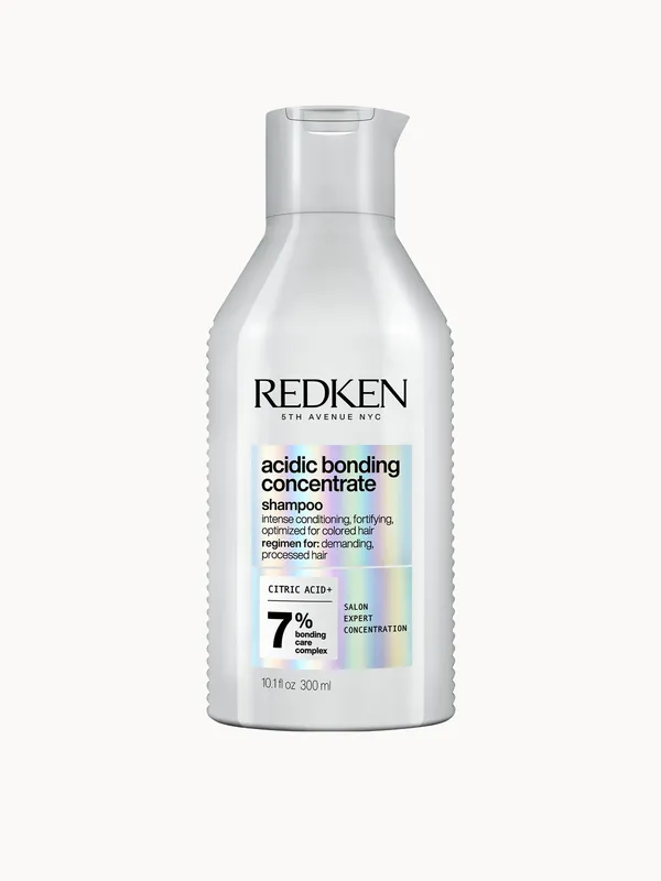 Redken Acidic Bonding Concentrate Shampoo, Bond Repair for Damaged Hair, Sulphate Free for Gentle Cleansing 300ml