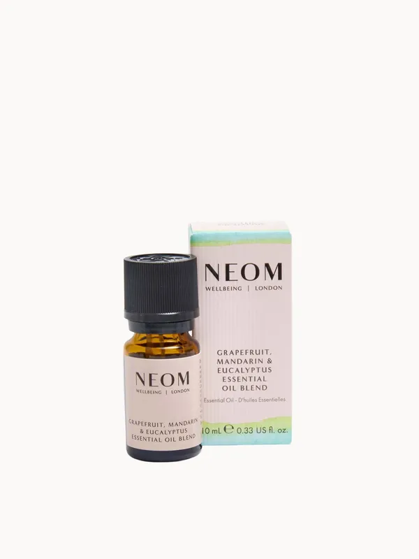 NEOM Wellbeing Grapefruit, Mandarin and Eucalyptus Essential Oil Blend 10ml