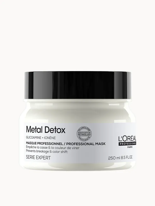 L'Oréal Professionnel Metal Detox Nourishing Hair Mask 250ml for breakage & colour protection against hard water
