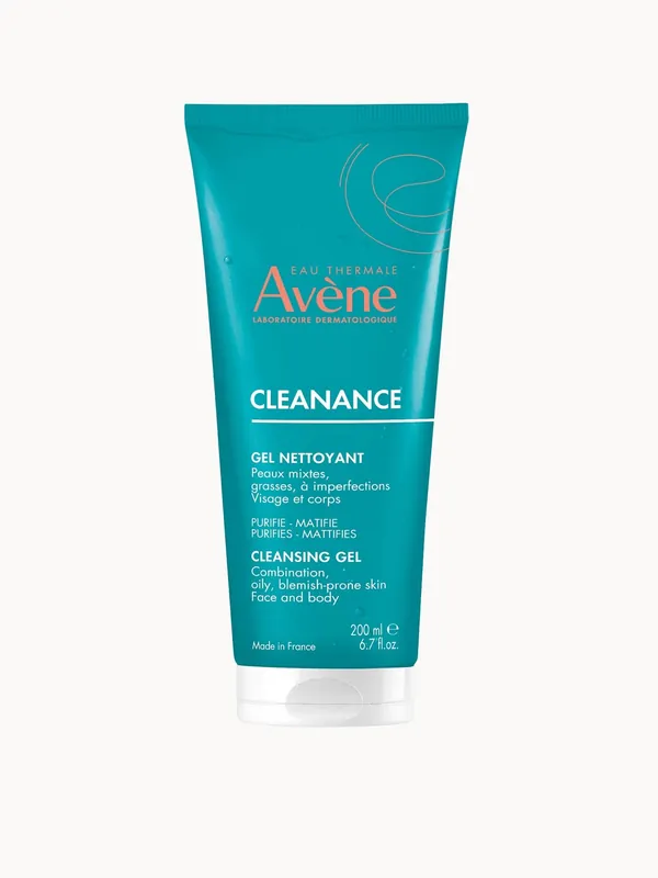 Avène Cleanance Cleansing Gel for Oily, Blemish-Prone Skin 200ml
