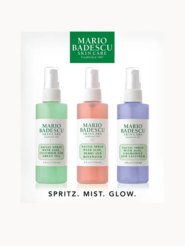 Mario Badescu Spritz. Mist. Glow. (Worth £34.50)