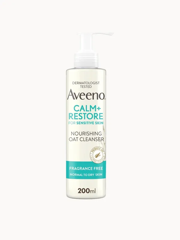 Aveeno Face Calm and Restore Nourishing Oat Cleanser 200ml - Cetaphil
