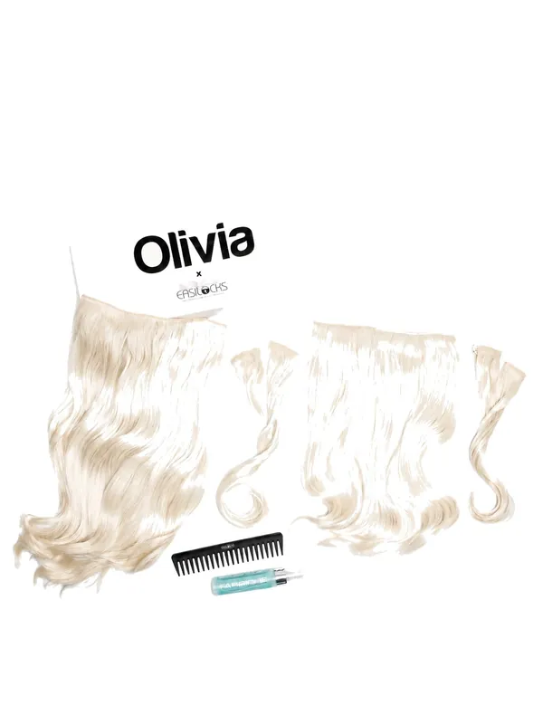 Olivia X Easilocks Wavy Collection - Ice Blonde